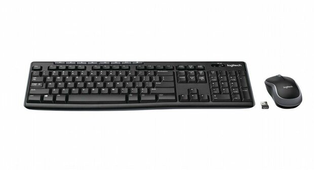 Logitech Wireless Combo MK270 QWERTZ USB Keyboard + Mouse Zwart OPEN BOX