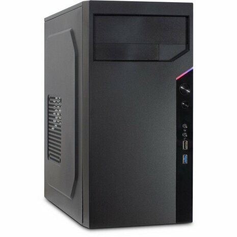 Inter-Tech IT-6505 Retro | Micro Tower Case | Zwart