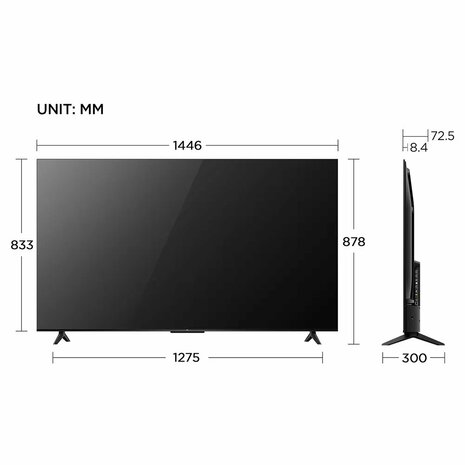 TCL 65P69B TV | 65'' | UltraHD 4K | Wifi | SmartTV | Google TV | Bluetooth 5.0