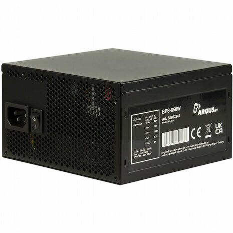 Inter-Tech ArgusNT BPS-850W | 850 Watt Bronze ATX 3.1 | Voeding | PSU