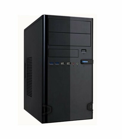 Linkworld 727-22 | Mini Tower Case | Zwart